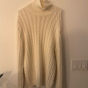 Zara Cream Sweater Dress